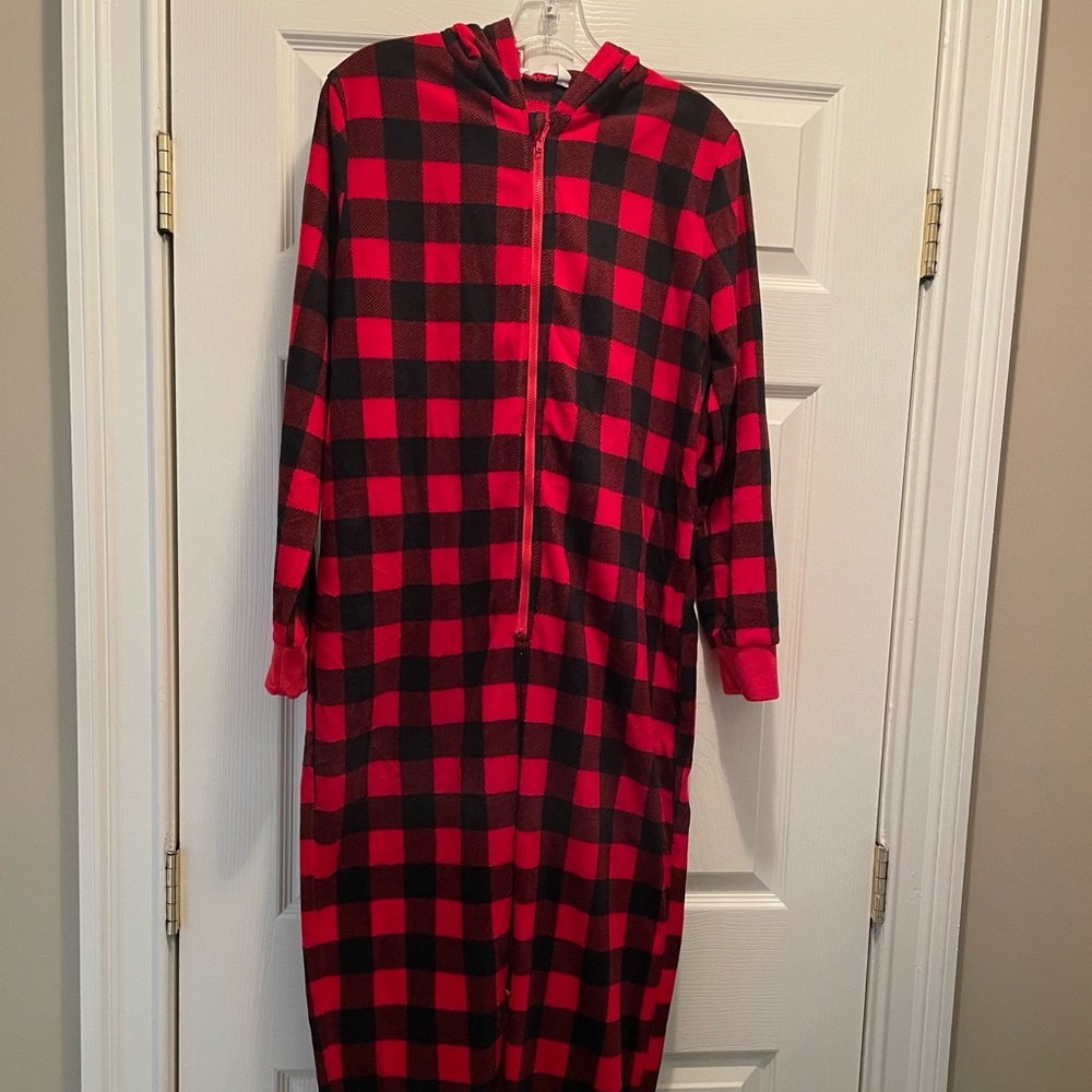 Women’s Christmas onesie pajamas with hood